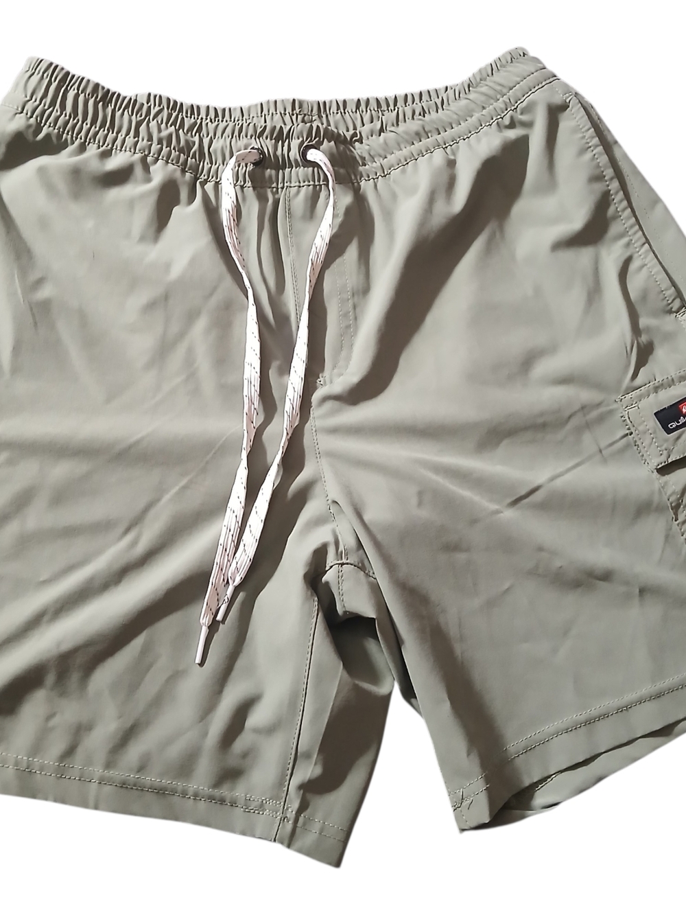 Quiksilver Hybrid Cargo Swim Trunks - Sage Green - [Excellent/Great] Condition